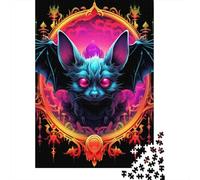 Puzzles for Adults 1000 Piece Jigsaw Puzzles for Adults Bats Creative Rectangular Puzzles,Paper Puzzle, Puzzle 1000pcs (38x26cm)