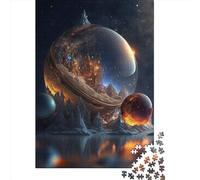 Puzzles for Adults 1000 Piece Jigsaw Puzzles for Adults Colors_of_Space Creative Rectangular Wooden Puzzle, Puzzle 1000pcs (38x26cm)
