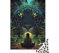 Puzzles for Adults 1000 Piece Jigsaw Puzzles for Adults Leopard Creative Rectangular Puzzles,Paper Puzzle, Puzzle 1000pcs (38x26cm)