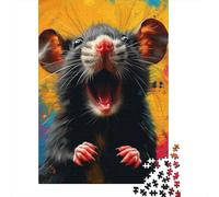 Puzzles for Adults 1000 Piece Jigsaw Puzzles for Adults Mouse Creative Rectangular Puzzles,Paper Puzzle, Puzzle 1000pcs (38x26cm)