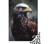 Puzzles for Adults 1000 Piece Jigsaw Puzzles for Adults Oil Paint Eagle Portrait Creative Rectangular Puzzles,Paper Puzzle, Puzzle 1000pcs (38x26cm)