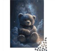 Puzzles for Adults 1000 Piece Jigsaw Puzzles for Adults Teddy Bear Creative Rectangular Puzzles,Paper Puzzle, Puzzle 1000pcs (38x26cm)