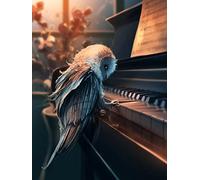Puzzles for Adults,1000 Piece Jigsaw Puzzles for Adults,Woodpecker playing the piano Puzzles,Wood Puzzle,Christmas Puzzle, (H8, 1000 piece)