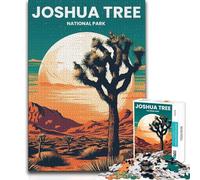 Puzzles for Adults 1000 Piece Joshua Tree Toy Intellectual Game Analysis And Logic Gift Birthday (38x52cm)