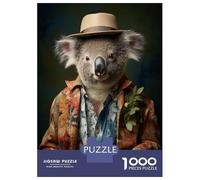 Puzzles for Adults 1000 Piece Koala in Boho Suit Jigsaw for Adults Relax Games Difficult Hard Unique Birthday And Xmas Gifts 70x50cm/1000pcs