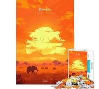 Puzzles for Adults 1000 Piece Kruger National Park for Educational Game Challenge Toy Brain Teaser Game Birthday Present Gifts Birthday (size 50x75cm)
