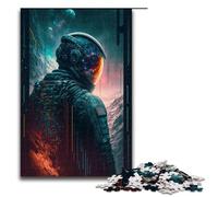 Puzzles for Adults 1000 Piece Last Astronaut Pattern Assembly Help The Brain Exercise Addictive Toys to Cultivate Patience 75x50cm