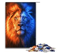 Puzzles for Adults 1000 Piece Lion Animal Wildlife Toy Intellectual Game Is Ideal As A Gift for The Whole Family 75x50cm