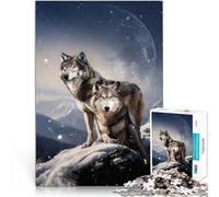 Puzzles for Adults 1000 Piece Lunar Howl Pädagogisches Spielzeug zum Stressabbau Die Liebe zwischen Paaren stärken75x50cm