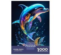 Puzzles for Adults 1000 Piece Magic Realism Dolphin Adult Jigsaw Toy Wall Decor But Fun And Humorous Unique Birthday And Xmas Gifts 70x50cm/1000pcs