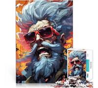 Puzzles for Adults 1000 Piece Magical old man Spielzeug für die ganze Familie Lernspiel für Geburtstag, Weihnachten38x26cm