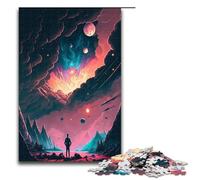 Puzzles for Adults 1000 Piece Magical Universe Jigsaw Puzzle Home Educational Games DIY Toys Great Gift for Games 1000 PCS(75x50cm)