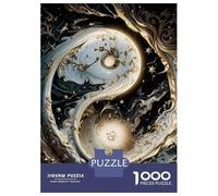 Puzzles for Adults 1000 Piece Marble Yin And Yang Adult Jigsaw Toy Wall Decor But Fun And Humorous Unique Birthday And Xmas Gifts 52x38cm/1000pcs