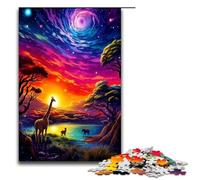 Puzzles for Adults 1000 Piece Marvelous River Pattern Assembly Help The Brain Exercise Addictive Toys to Cultivate Patience 1000 PCS(75x50cm)