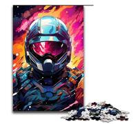 Puzzles for Adults 1000 Piece Masked Knight Jigsaw Puzzle Home Educational Games DIY Toys Great Gift for Games 1000 PCS(75x50cm)
