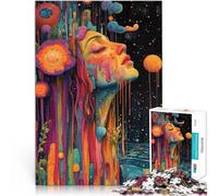 Puzzles for Adults 1000 Piece Melting Dreams Precision Cut 38x52cm Fun at Home Activities, Birthday Present,Travel Gifts, for and 14 Years old