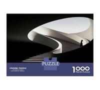 Puzzles for Adults 1000 Piece Modern Spiral Staircase Design Jigsaw for Adults Relax Games Difficult Hard Unique Birthday And Xmas Gifts 52x38cm/1000pcs