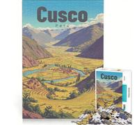 Puzzles for Adults 1000 Piece Morning Serenity in Sacred Valley | 75x50cm Home Art Decor Every Piece is Unique Antistress Vacation at home Killing time