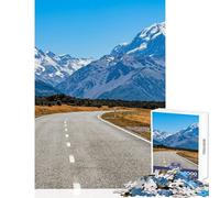 Puzzles for Adults 1000 Piece Mount Cook Brain Teaser Game Difficult Challenge Anti-Stress Toys Fun Activities at Home (38X52cm)