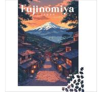 Puzzles for Adults 1000 Piece Mount Fuji at Golden Hour | Pattern assembly Parent-child interaction Enhance love between couples 50x75cm