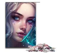 Puzzles for Adults 1000 Piece Mystical Anime Girl Jigsaw Puzzle Home Educational Games DIY Toys Great Gift for Games 1000 PCS