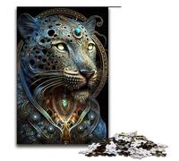 Puzzles for Adults 1000 Piece Mystical Astrology Leopard Jigsaw Birthday Present Gifts for And Teenager Age 14 Years Up 75x50cm