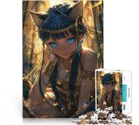 Puzzles for Adults 1000 Piece Mystical Feline Enchantres Herausforderndes Spiel Tolle Geschenke und Spielzeuge75x50cm