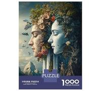 Puzzles for Adults 1000 Piece Nature's Harmony Faces of Earth And Sky Jigsaw for Adults Relax Games Difficult Hard Unique Birthday And Xmas Gifts 70x50cm/1000pcs