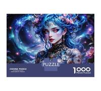 Puzzles for Adults 1000 Piece Nchanted Nymph of The Deep Waters Puzzle for Adults Brain Teaser Game Home Decoration Christmas Birthday Gifts 70x50cm/1000pcs