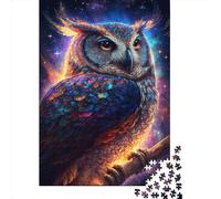 Puzzles for Adults 1000 Piece Nebula Owl32 Creative Wooden Puzzles-Puzzle Hands-on Game Jigsaw-Family Decoration 1000pcs (75x50cm)
