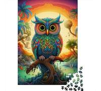 Puzzles for Adults 1000 Piece Owl Creative Paper Puzzles-Puzzle Hands-on Game Jigsaw-Family Decoration 1000pcs (38x26cm)