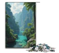 Puzzles for Adults 1000 Piece Paradise on Earth Jigsaw Birthday Present Gifts for And Teenager Age 14 Years Up 1000 PCS(38x26cm)