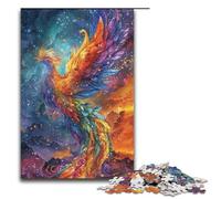 Puzzles for Adults 1000 Piece Phoenix Bird Pattern Assembly Help The Brain Exercise Addictive Toys to Cultivate Patience 1000 PCS(38x26cm)