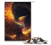 Puzzles for Adults 1000 Piece Phoenix Pattern Assembly Help The Brain Exercise Addictive Toys to Cultivate Patience 1000 PCS(38x26cm)