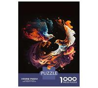 Puzzles for Adults 1000 Piece Phoenixes Fighting Puzzle for Adults Relaxing Games Staycation Kill Time Unique Birthday And Xmas Gifts 52x38cm/1000pcs