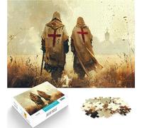 Puzzles for Adults 1000 Piece Pilgrimage Crusader lustige Spiele für die ganze Familie Perfekte Dekoration75x50cm