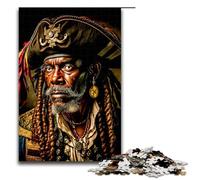 Puzzles for Adults 1000 Piece Pirate Captain Toy Intellectual Game Is Ideal As A Gift for The Whole Family 75x50cm