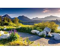 puzzles for adults 1000 Piece Puzzle Challenging Game for The Whole for Women Gifts for MenNatural Scenery,Forest,Mountains,Lake,Bushes,Carpathian Mountains,Tatra Mountains 26x38CM