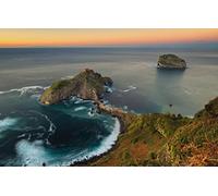 puzzles for adults 1000 Piece Puzzle Educational Games Home Decoration Natural Scenery,Sunset,Ocean,Coast,Island,Spain,Basque Country 26x38CM