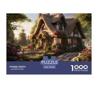 。 Puzzles for Adults 1000 Piece 。 Puzzles for Adult,。Puzzle 1000 Pieces for Adults Challenging Puzzle Games(Cosy Cottage A Cabin in The Woods)70x50cm/1000pcs