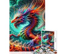 Puzzles for Adults 1000 Piece Quantum Dracoscale Enigma Relax Games Learning Educational Toy Wall Decor Interesting Stress Reduction (38x26cm)