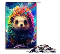 Puzzles for Adults 1000 Piece Robot Hedgehog by of Thick Coloured Clour Toy Intellectual Game Is Ideal As A Gift for The Whole Family 75x50cm