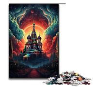 Puzzles for Adults 1000 Piece Russia Red Square14 Family Fun Puzzle Great Gift for Teenager Age 14 Years Up 75x50cm