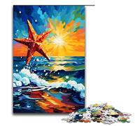 Puzzles for Adults 1000 Piece Sea Star by SplattersLots of Thick Coloured Clouds Pattern Assembly Help The Brain Exercise Addictive Toys to Cultivate Patience 1000 PCS