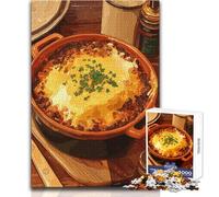Puzzles for Adults 1000 Piece Shepherd's Pie Illustration Family Fun & Game Night But Fun And Humorous Funny Gift Size 50x75cm