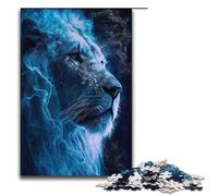 Puzzles for Adults 1000 Piece Snow Lions Pattern Assembly Help The Brain Exercise Addictive Toys to Cultivate Patience 1000 PCS(38x26cm)