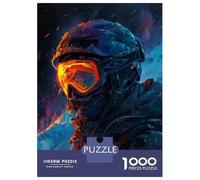 Puzzles for Adults 1000 Piece Snow Storm Skier Jigsaw for Adults Relax Games Difficult Hard Unique Birthday And Xmas Gifts 70x50cm/1000pcs