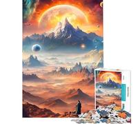 Puzzles for Adults 1000 Piece Solar Colossus Toys Educational Games Educational Game Hand Speed Race Gifts for Women Men (Size 38x52cm)