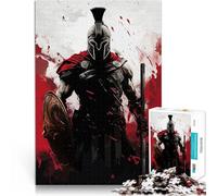 Puzzles for Adults 1000 Piece Soldier warrior spartan pädagogische Herausforderung Lernspiel für Geburtstag, Weihnachten52x38cm