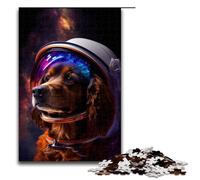 Puzzles for Adults 1000 Piece Space English Cocker Toy Intellectual Game Is Ideal As A Gift for The Whole Family 75x50cm